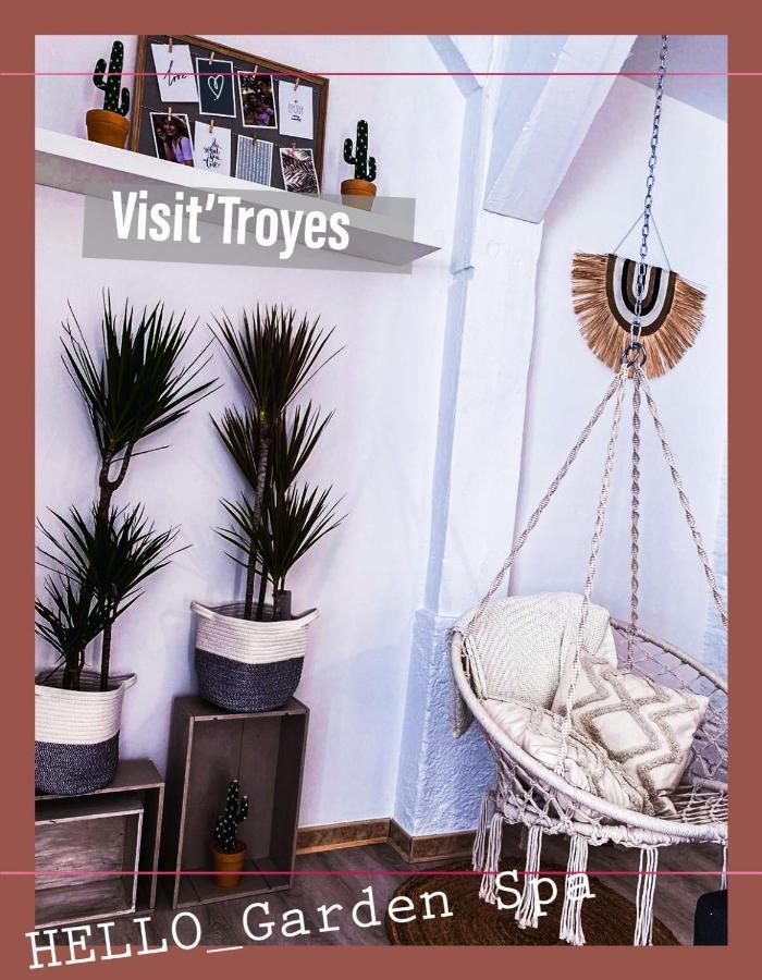 Apartament Garden Spa-Hyper Centre Avec Cour-Calme-Sauna-Hamam Troyes Zewnętrze zdjęcie